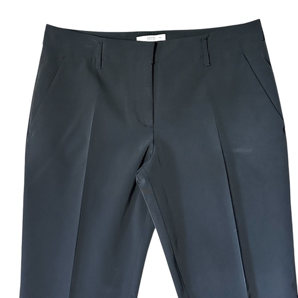 Prada Women’s Black Technical Pleated Trousers Size 42/6 - Picture 2 of 6